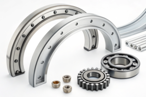 Bevel gears and shafts manufactured with high-precision CNC machining for industrial applications