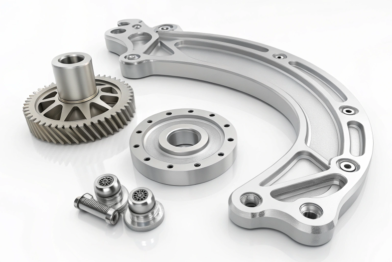 CNC machined gears and hubs with high accuracy and durability