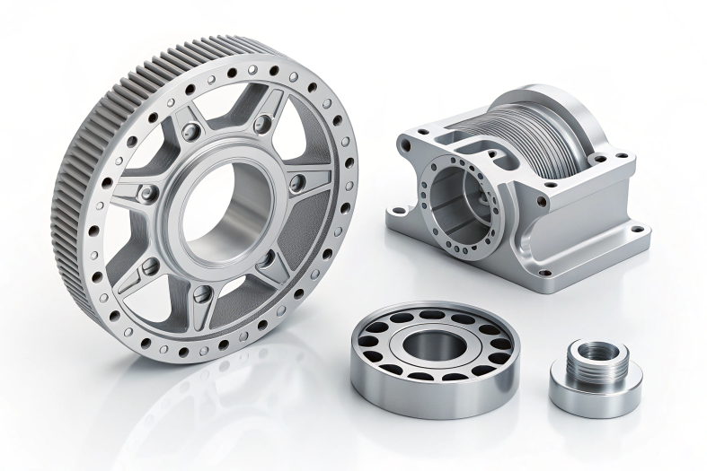 Precision-engineered CNC gears and shafts for industrial applications