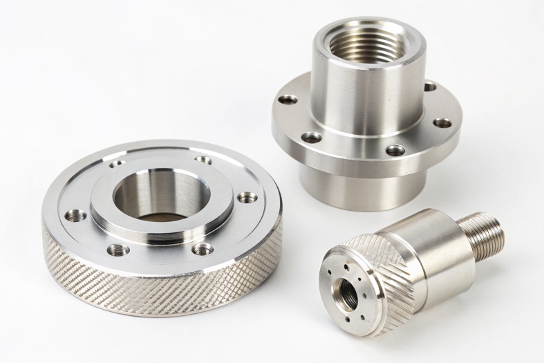 Custom CNC machined parts, high-quality metallic components
