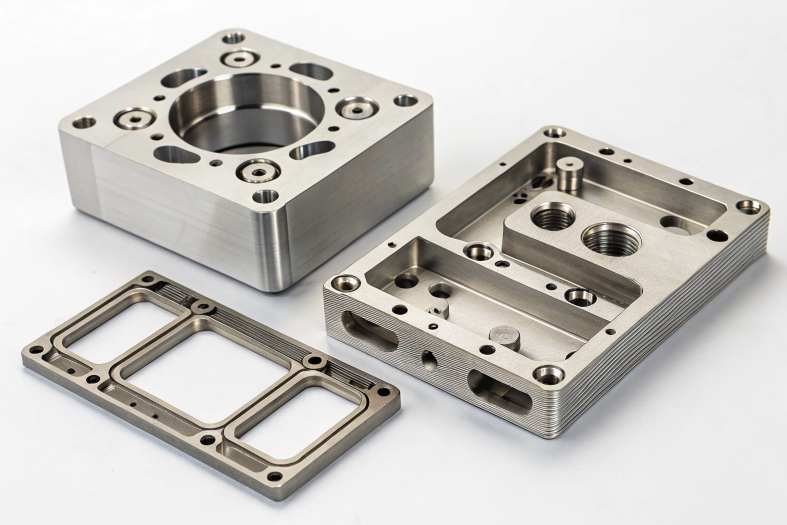Aluminum and stainless steel box components for mechanical applications