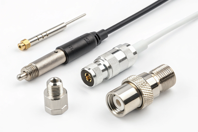 High-precision CNC machined connectors and small metallic components