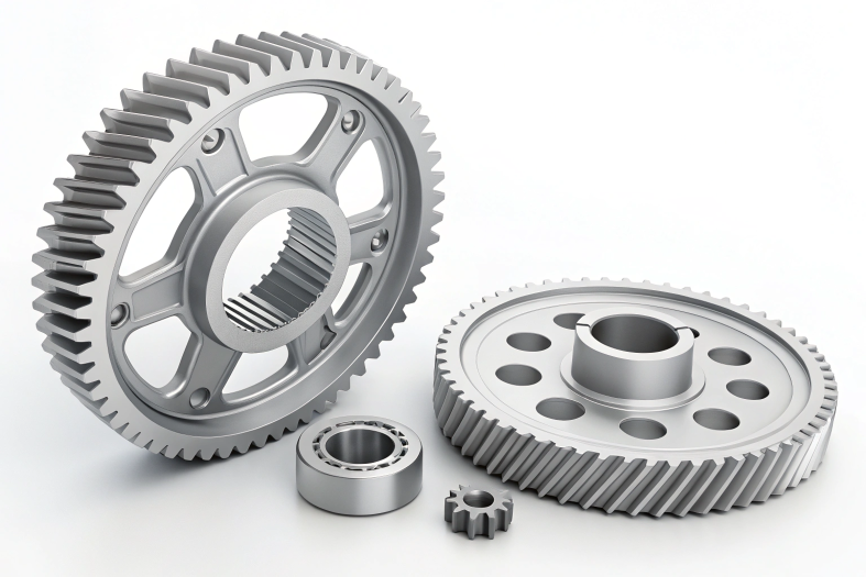 Large and small CNC machined gears for industrial applications