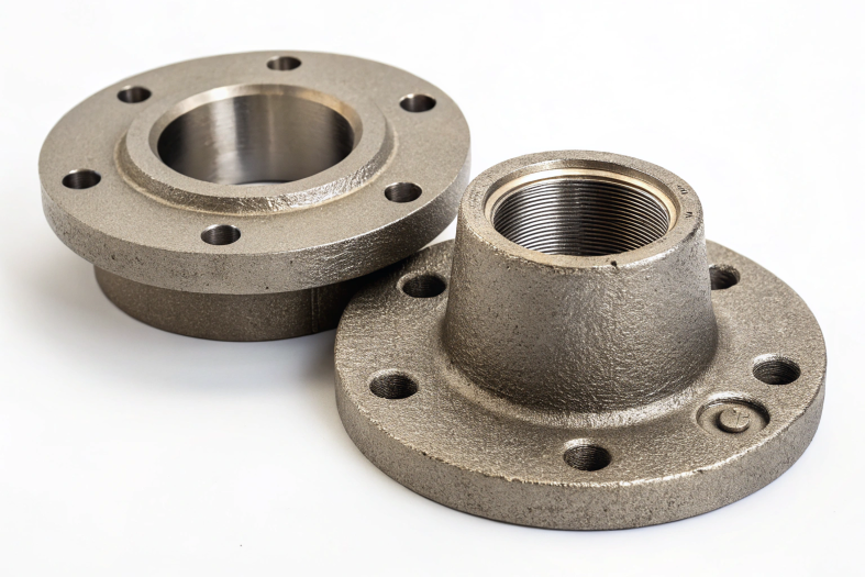 Threaded cast iron flanges for durable mechanical systems