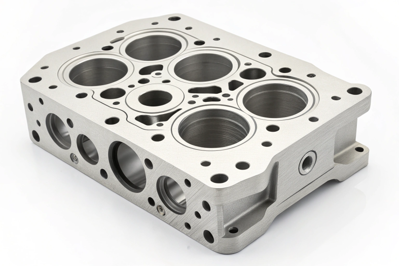 Precision-engineered flange component for industrial applications
