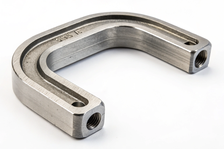 CNC-machined clamp bracket for secure industrial applications
