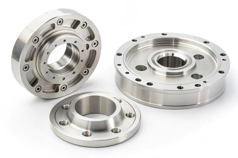 High-precision CNC machined automotive components with intricate designs