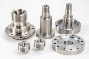 Smooth CNC machined parts with a polished surface for industrial use