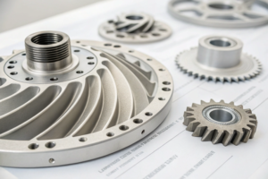 Precision aluminum mechanical parts, designed for industrial applications