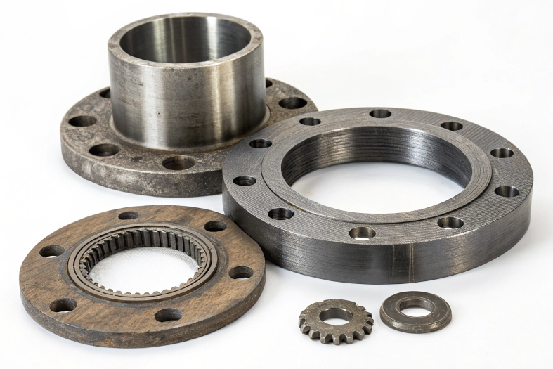 Precision machined components in 4140 steel with annealing finish